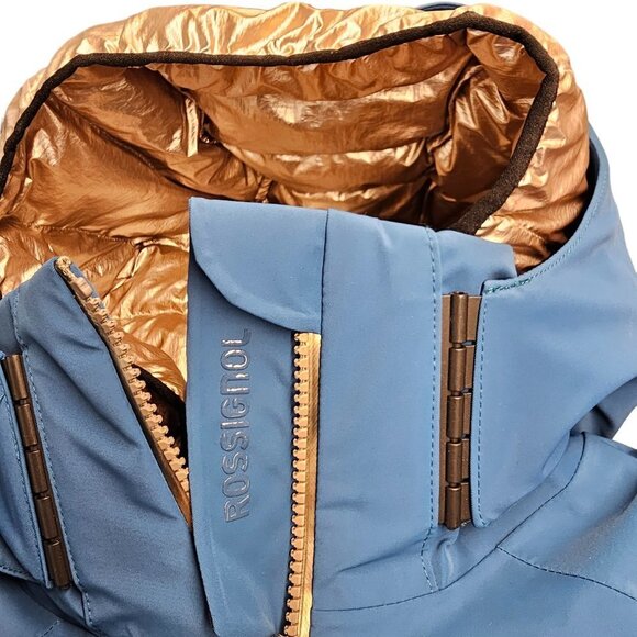 Rossignol Womens Aile Ski Jacket in Baltic Blue - Picture 3 of 16